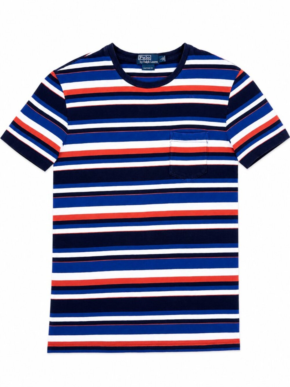 Polo Ralph Lauren Classic Stripe Tee Pocket Shirt Large